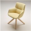 Sillón Bow Chair base piramidal madera esPattio
