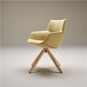 Sillón Bow Chair base piramidal madera esPattio