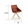 Silla Bow Chair base piramidal madera esPattio