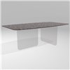 Mesa fija perfilada Air Soft XGlass Lago