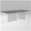 Mesa fija perfilada Air Soft XGlass Lago