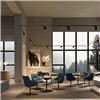 Silla Bow Chair base plana aluminio esPattio