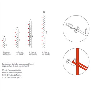 Soporte pared Tria 36 Mobles 114