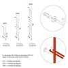 Soporte pie Tria 24/36 Mobles 114