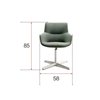 Sillón Bow Chair base plana aluminio esPattio