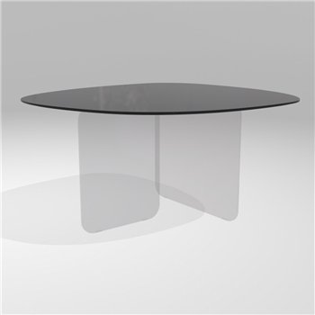 Mesa fija órganica Air Soft cristal Lago
