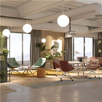 Silla Bow Chair base piramidal metal esPattio