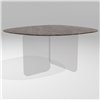 Mesa fija órganica Air Soft XGlass Lago