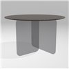 Mesa fija redonda Air Soft cristal Lago