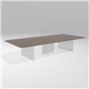 Mesa centro rectangular Air Soft cristal Lago