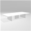 Mesa centro rectangular Air Soft cristal Lago