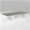 Mesa centro rectangular Air Soft cristal Lago
