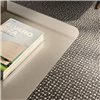 Mesa centro rectangular Air Soft cristal Lago