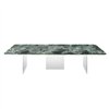 Mesa centro rectangular Air Soft XGlass Lago