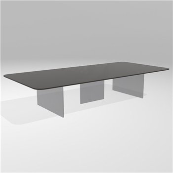 Mesa centro rectangular Air Soft XGlass Lago