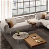 Mesa centro redonda Air XGlass Lago