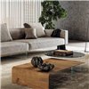 Mesa centro redonda Air XGlass Lago
