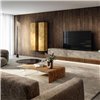 Mesa centro redonda Air XGlass Lago