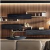 Mesa centro redonda Air XGlass Lago