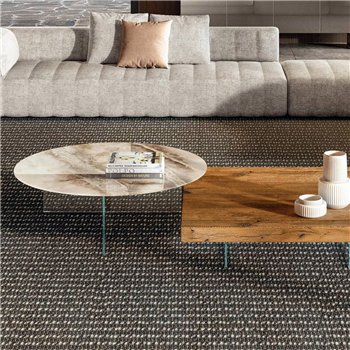 Mesa centro redonda Air XGlass Lago