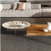 Mesa centro redonda Air XGlass Lago