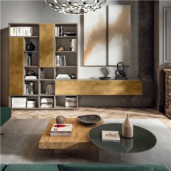 Mesa centro redonda Air XGlass Lago