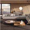 Mesa centro redonda Air XGlass Lago