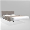 Cama matrimonial Fluttua con respaldo Lago