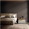 Cama matrimonial Air tapizado Lago
