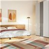 Cama matrimonia Fluttua repisa Lago