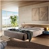 Cama matrimonia Fluttua repisa Lago