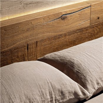 Cama matrimonia Fluttua repisa Lago