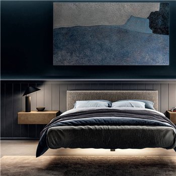 Mesita de noche Materia XGlass Lago