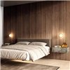 Mesita de noche Materia XGlass Lago