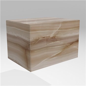 Mesita de noche Materia doble XGlass Lago