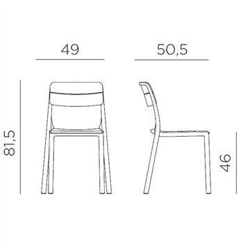 Silla Cassia Bistrot Nardi