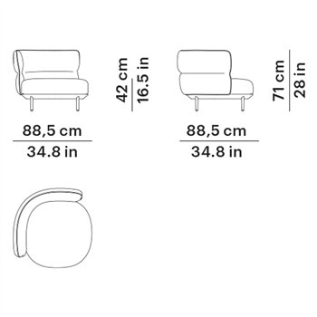 Sillón esquinero Amba Point