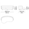 Sofá chaise longue Amba Essence Point