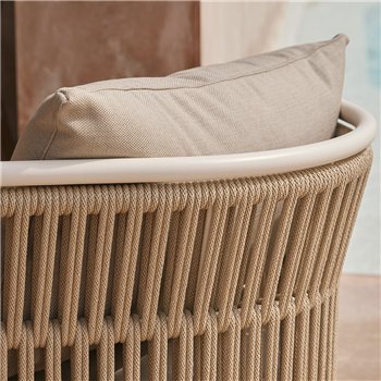 Sofá chaise longue Amba Woven Point