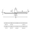 Ventilador Heywood Tub L luz Faro Barcelona