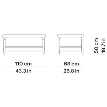 Mesa centro rectangular Arena Point