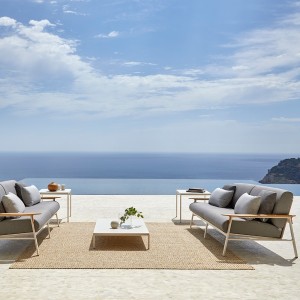 Mesa rincón City de Point. Muebles de exterior jardín terraza.