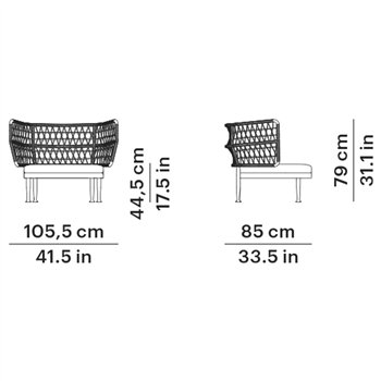 Sillón Respaldo Bajo Curio Point