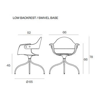 Silla Showtime Swivel BD Barcelona