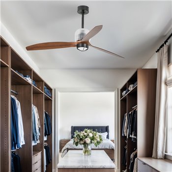 Ventilador Deco Fan luz Faro Barcelona