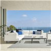 Sofá 2 plazas modular sin brazo Long Island Point