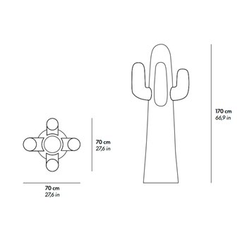 Perchero Another Green Cactus Gufram