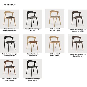 Silla Bok Tapizada Ethnicraft