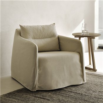 Sillón Weave: Tela Bone