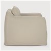 Sillón Weave: Tela Bone